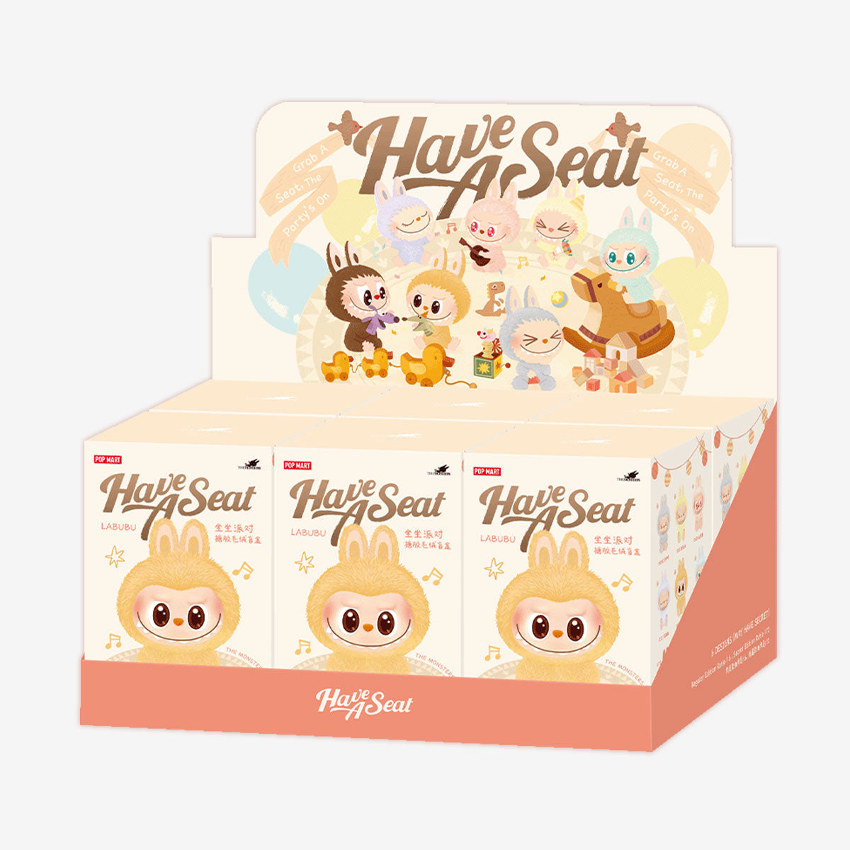 The Monsters – Have a Seat Vinyl Plush Blind Box (6 pcs)
