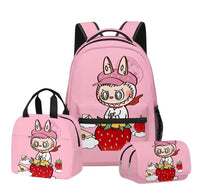 3-In-1 backpack set-Flying Strawberry Edition