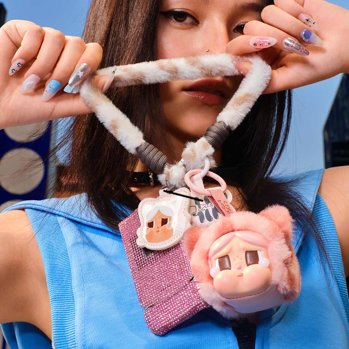 Crybaby Wild But Cutie Series-Phone Charm Blind Box