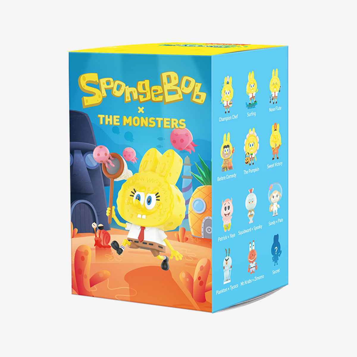 Labubu × Spongebob – Single Blind Box Figurine (Secret Edition 1/144 Chance)