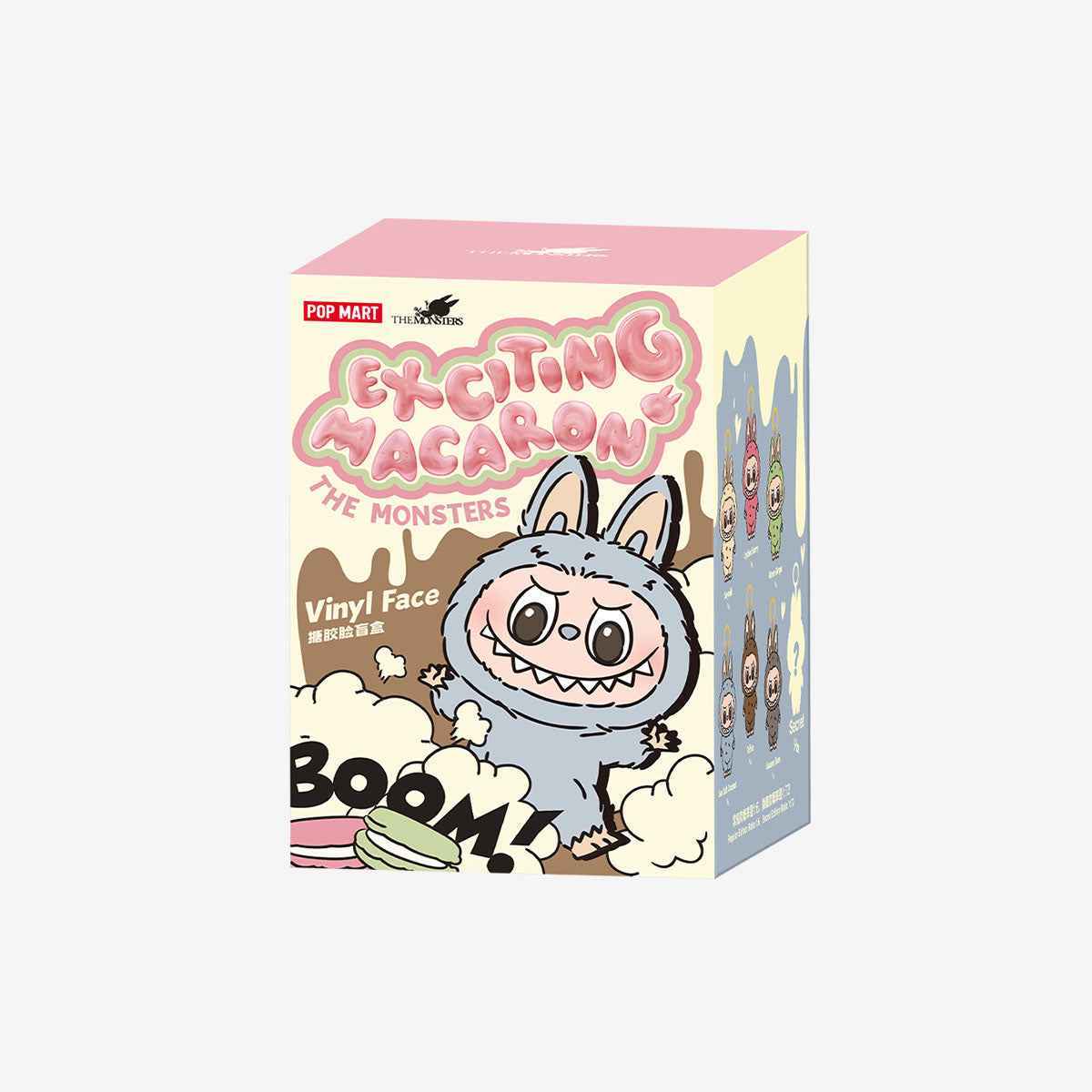 Labubu Vinyl Plush Face – Exciting Macaron (Blind Box)