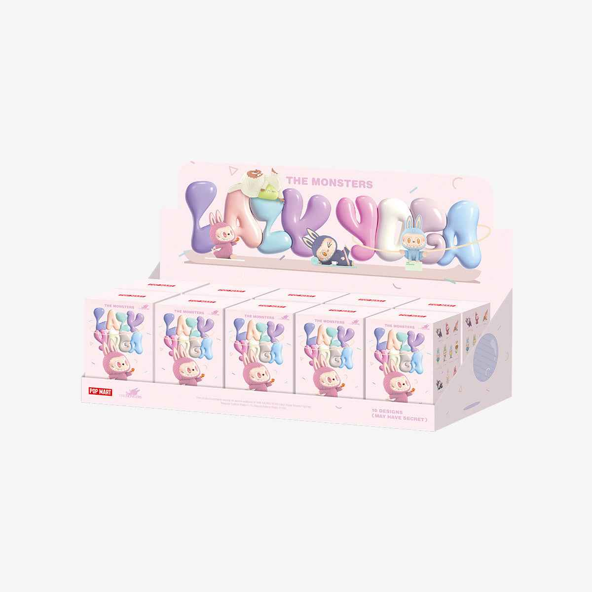LABUBU LAZY YOGA box - 10 Complete figurinescoffret LABUBU LAZY YOGA - 10 Full figurines