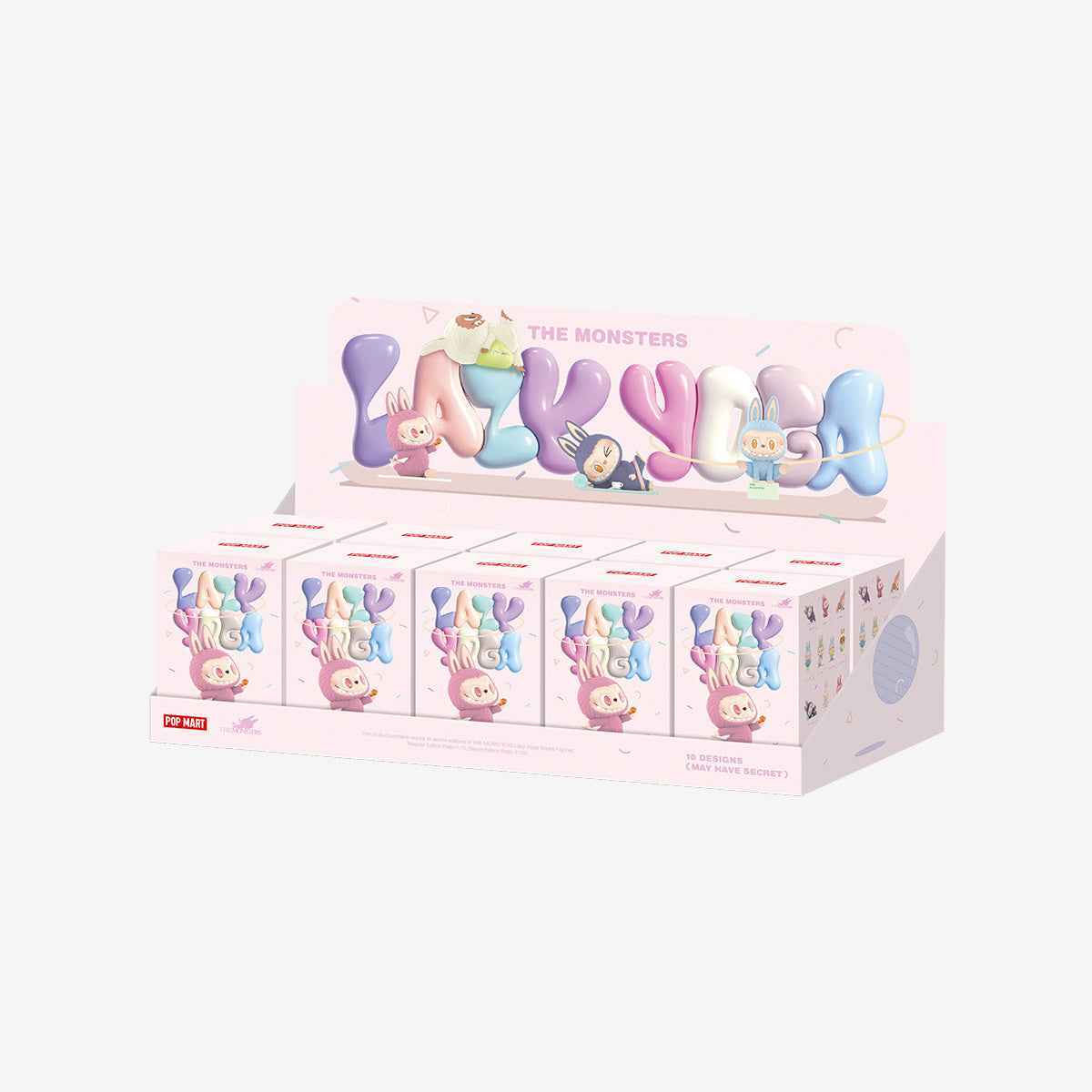 Labubu – Full Box of 10 Figurines | Lazy Yoga Series | Blind Box