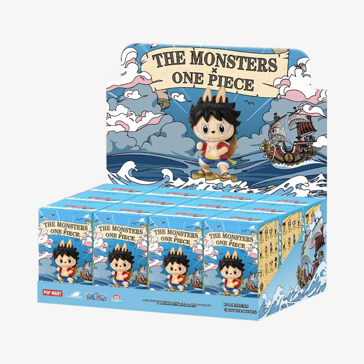 Complete LABUBU X One Piece Figurines Blind Box 12pcs - Edition SecretCoffret Full Labu Figurines X One Piece Blind Boxes 12pcs - Secret edition