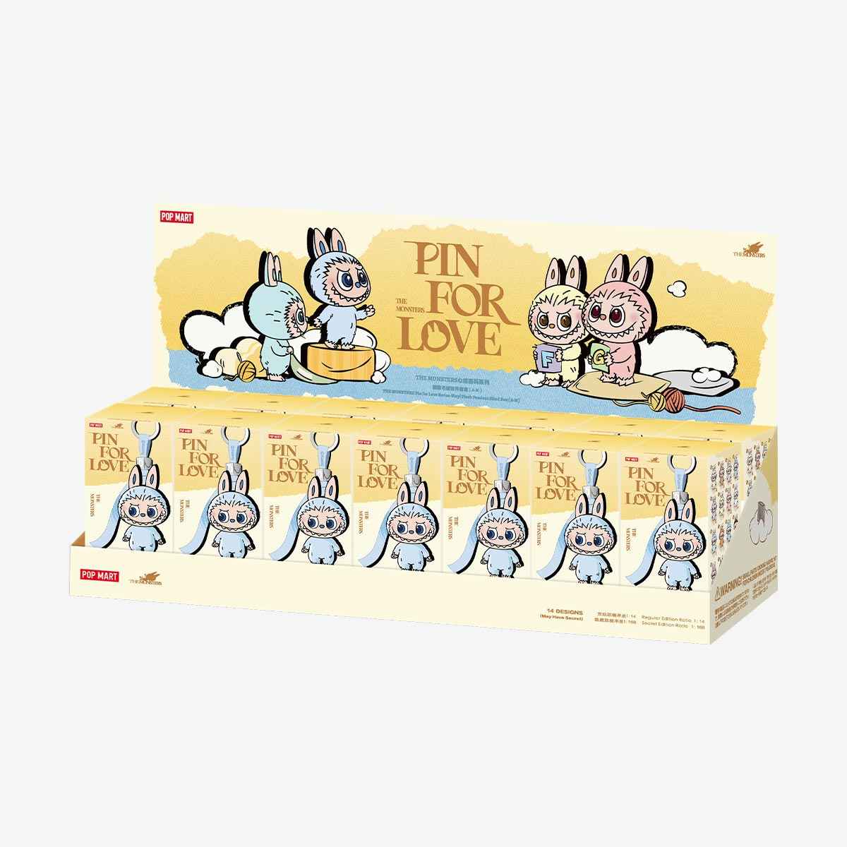 Labubu × The Monsters – Pin For Love Series Blind Box (Whole Set – 14 Pendants)