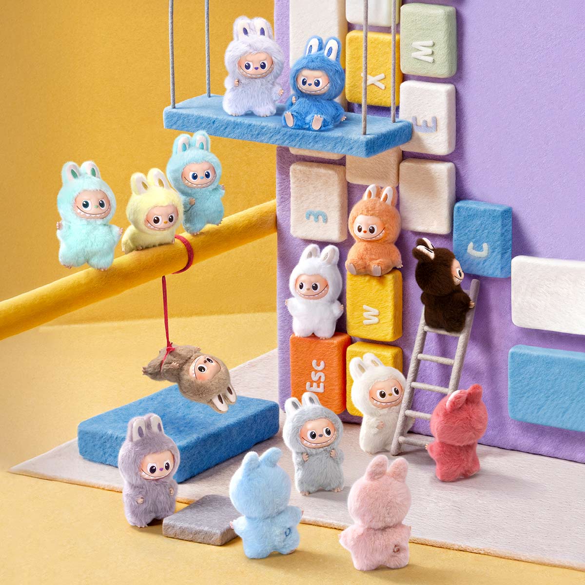 Labubu V4 – Pin For Love Series Blind Box (A-M Single Box)