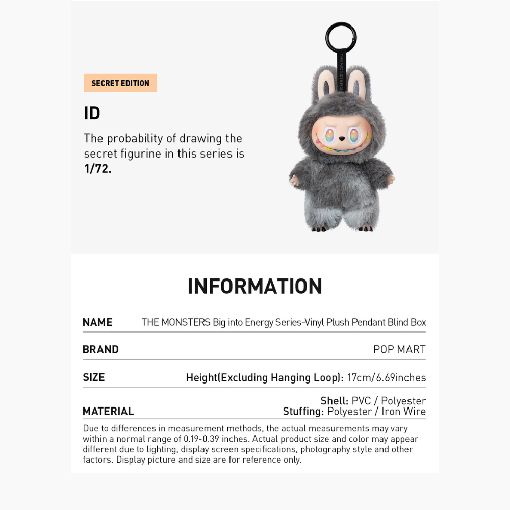 Labubu V3 – Big into Energy Series | 1 Blind Box – Its Labubu Labubu V3 – Big into Energy Series | 1 Blind Box – Its Labubu