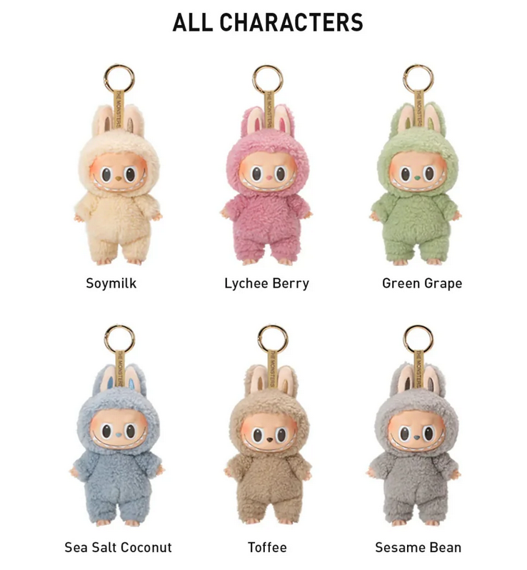 Labubu Vinyl Plush Face – Exciting Macaron (Blind Box)
