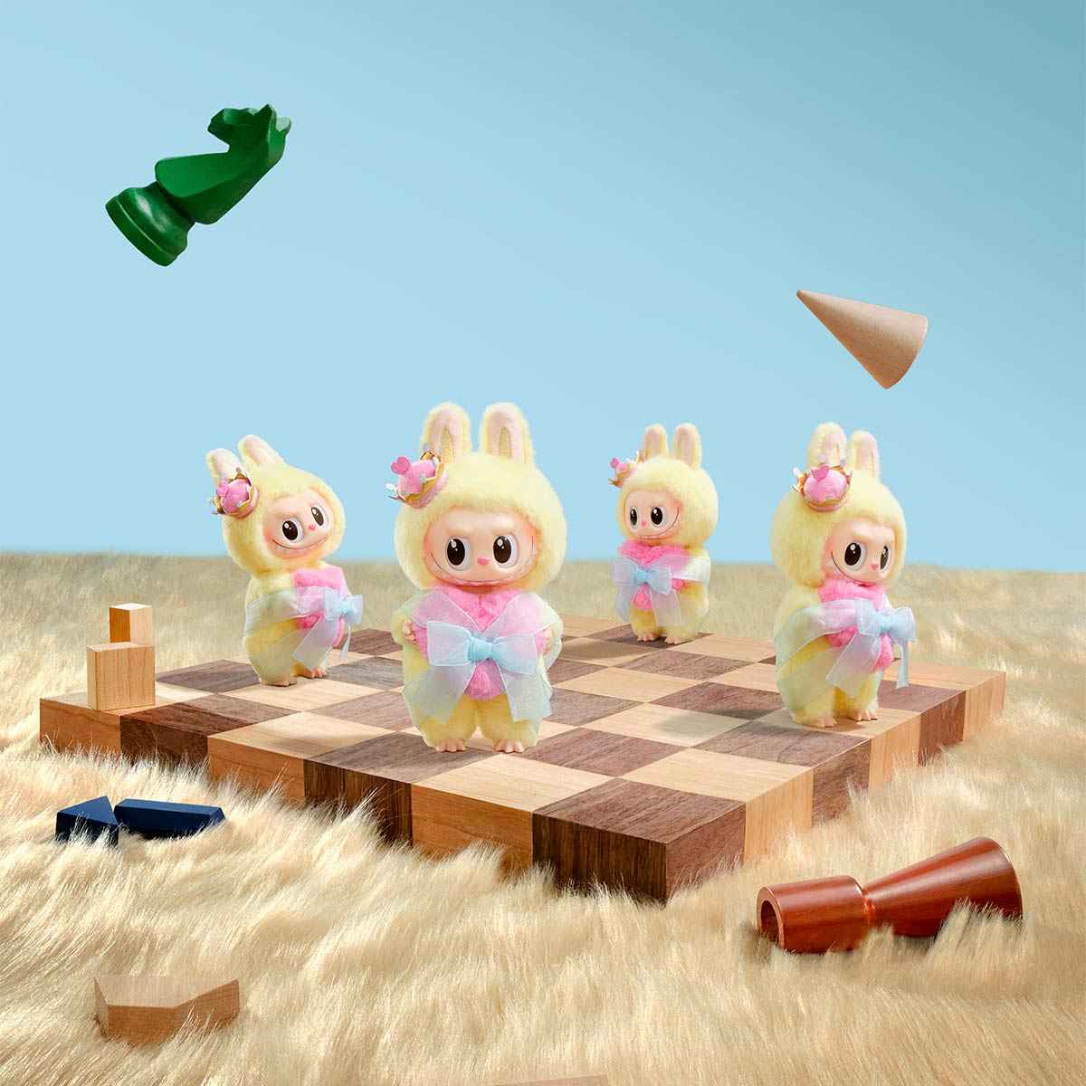 LABUBU PLUSH PLUSH HANGING CARD - LET’s checkmate series plush