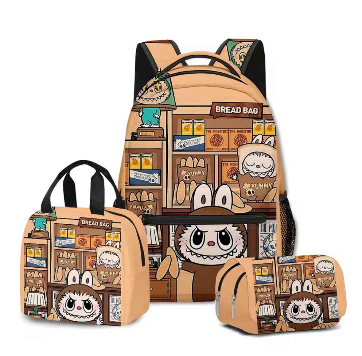 3-In-1 backpack set-Bakery Edition