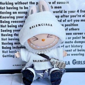 White Black Balenciaga Streetwear Outfit