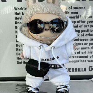 White Black Balenciaga Tracksuit Outfit