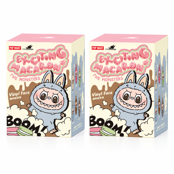 Labubu Exciting Macaron and Labubu Exciting Macaron duo studio packshot