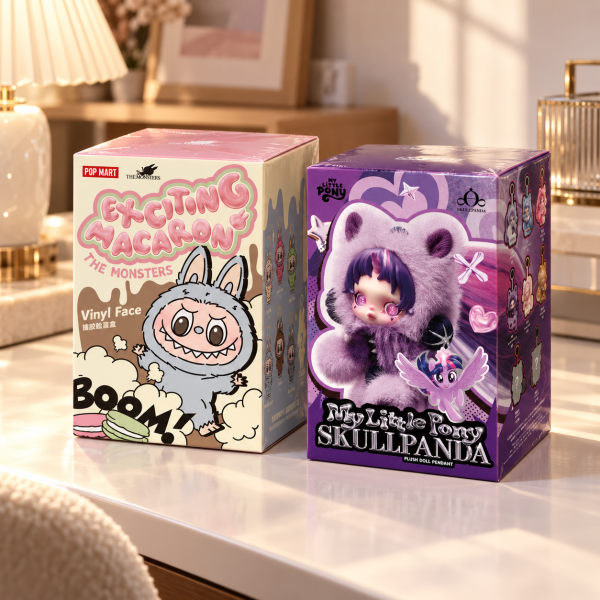 Labubu Exciting Macaron and SKULLPANDA My Little Pony premium lifestyle