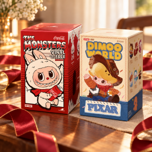 Labubu Coca-Cola and DIMOO WORLD × PIXAR duo lifestyle