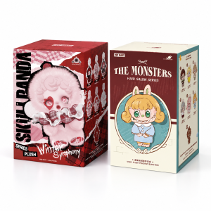 SKULLPANDA Winter Symphony and THE MONSTERS Hair Salon duo white background studio packshot